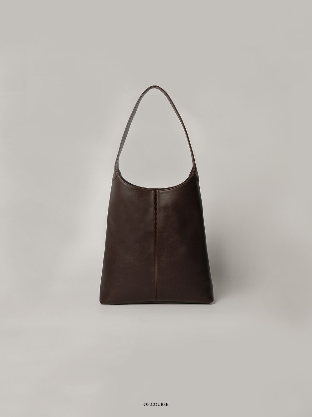 [Re-open][OFC]Triangle Leather Shoulder Bag (brown)